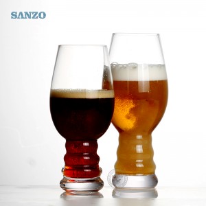 Sanzo Bar Creative Crescent Shape Juice Pivní sklenice na zakázku Velikost pitné pivní sklenice Personalizované pivní sklenice