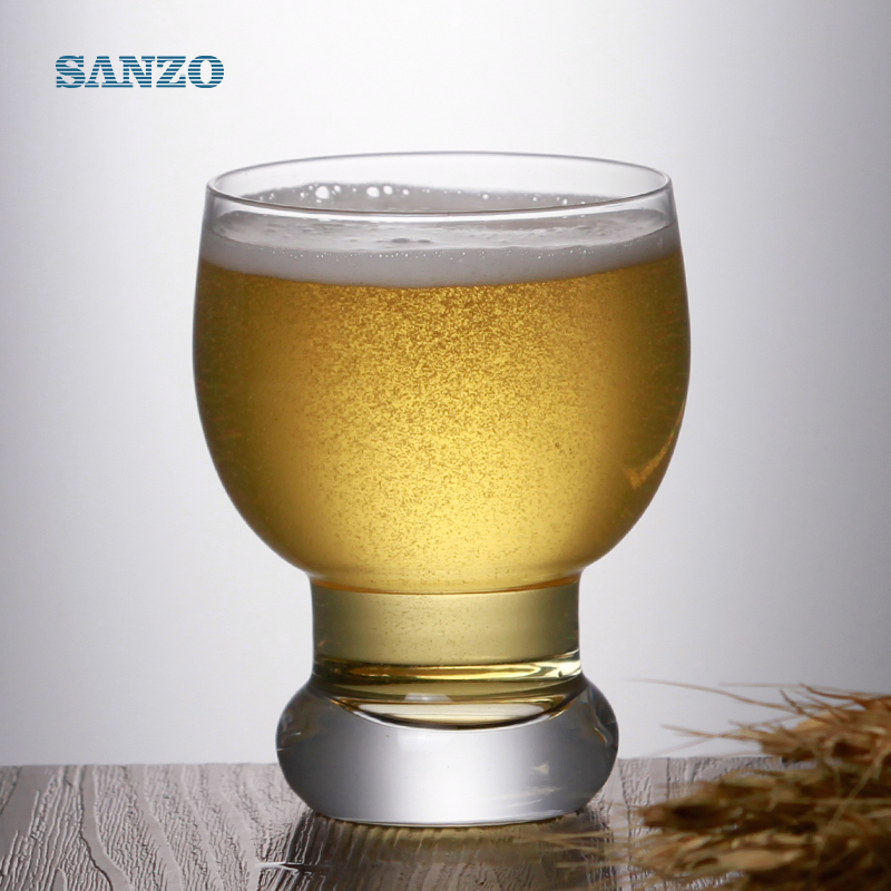 Sanzo 1000ml Skleněný pivní hrnek na pivo Cola Pivní skleněný hrnek Velké čiré skleněné pivní steiny