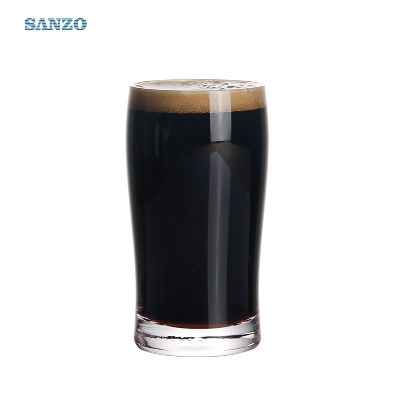 Sanzo 7 Oz Mini Hrnek na pivo Přizpůsobte si tisk Logo Pivo Skleněné obložení Hrnek na pivo