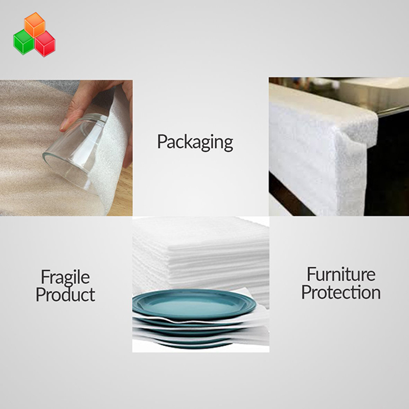 Zakázkový ochranný materiál pro balení měkkého nárazuvzdorného expandovaného polyethylenového EPE pěnového svitku pro přepravní balení