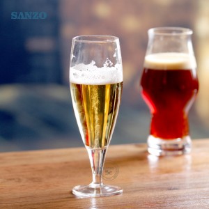 Sanzo Bar Kreativní tvar plachty Šťáva a pivní sklenice Pohár broušeného piva Personalizovaný džbánek na pivo