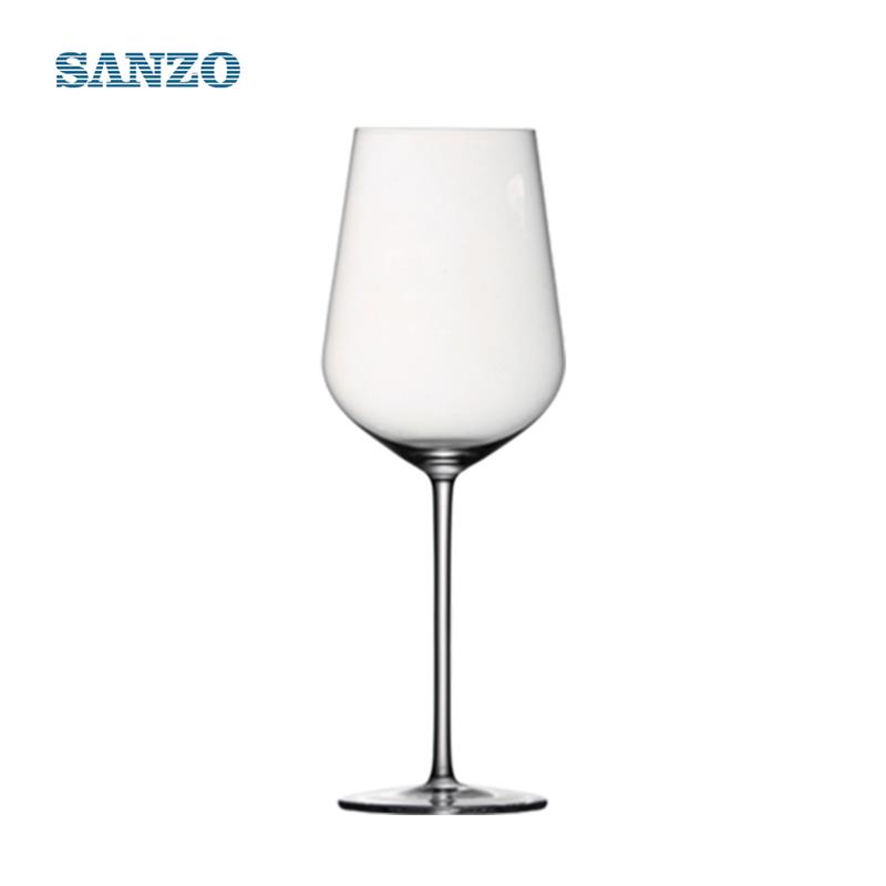 SANZO Modré sklenice na víno Velkoobchodní ruční sklo Tipsy