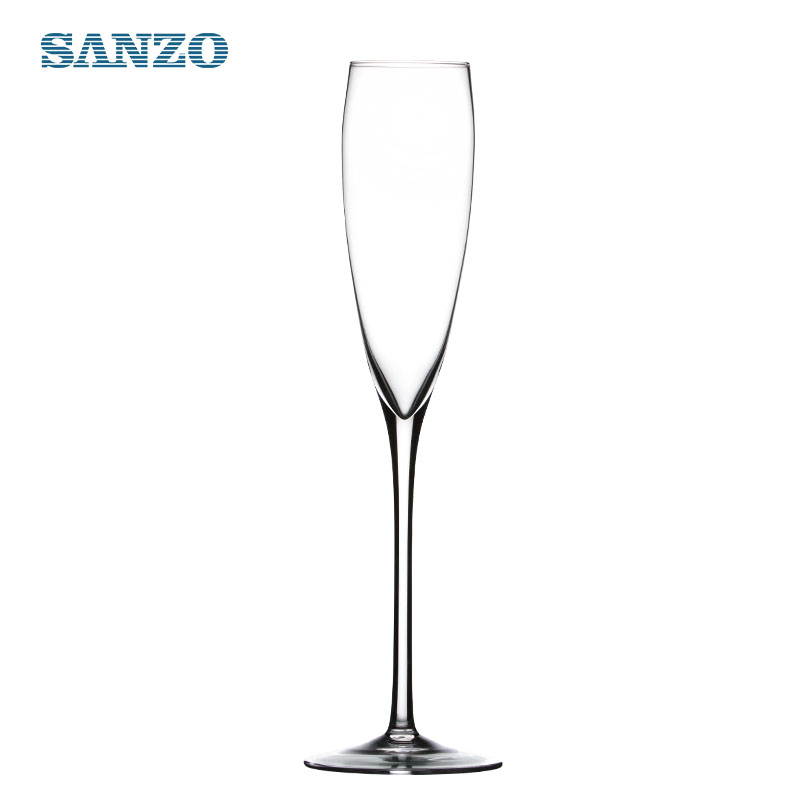 SANZO foukané skleněné šampaňské flétna ručně vyráběné skleničky na šampaňské plastové skleničky na šampaňské