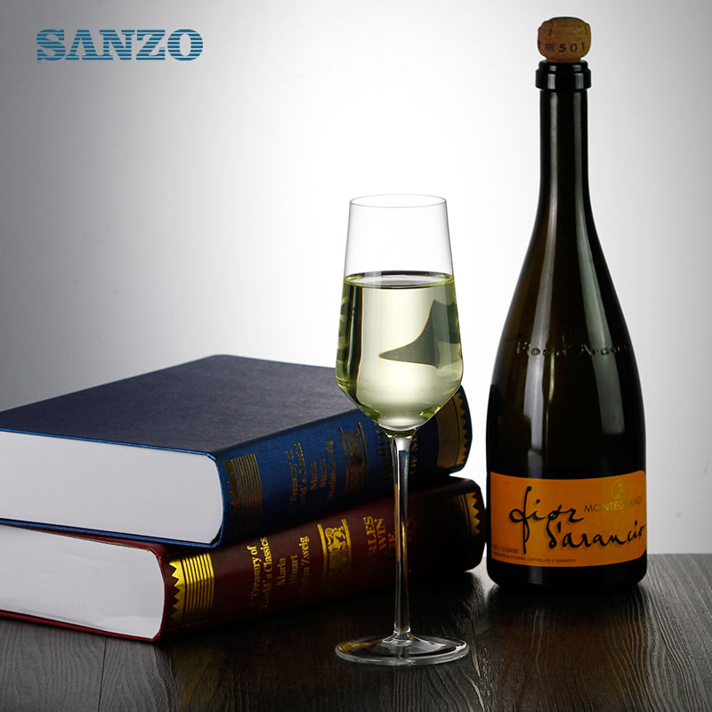 SANZO Black Leadfree přizpůsobené velikosti nápojové šampaňské na míru Champagne přizpůsobené flétny Růžová flétna na šampaňské
