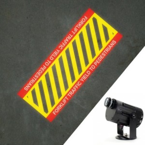 80W virtuální sign projektor vlastní vzor s ručním zoomem