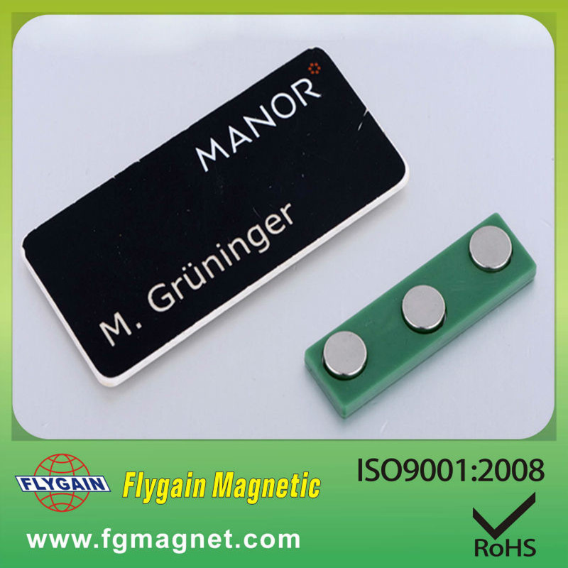 Přizpůsobená jmenovka s magnetickým neodymovým magnetem