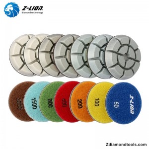 ZL-16KW Suché pryskyřičné betonové lešticí podložky