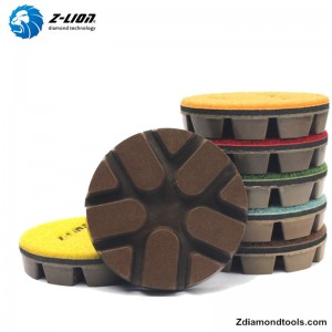Diamantové podložky ZL-16KY pro betonové podlahy