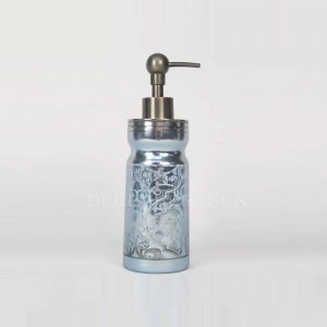 Kulaté laserem řezané skleněné koupelnové doplňky