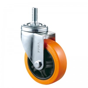 Středně velké - chromované pouzdro s kolečkem Orange TPE17