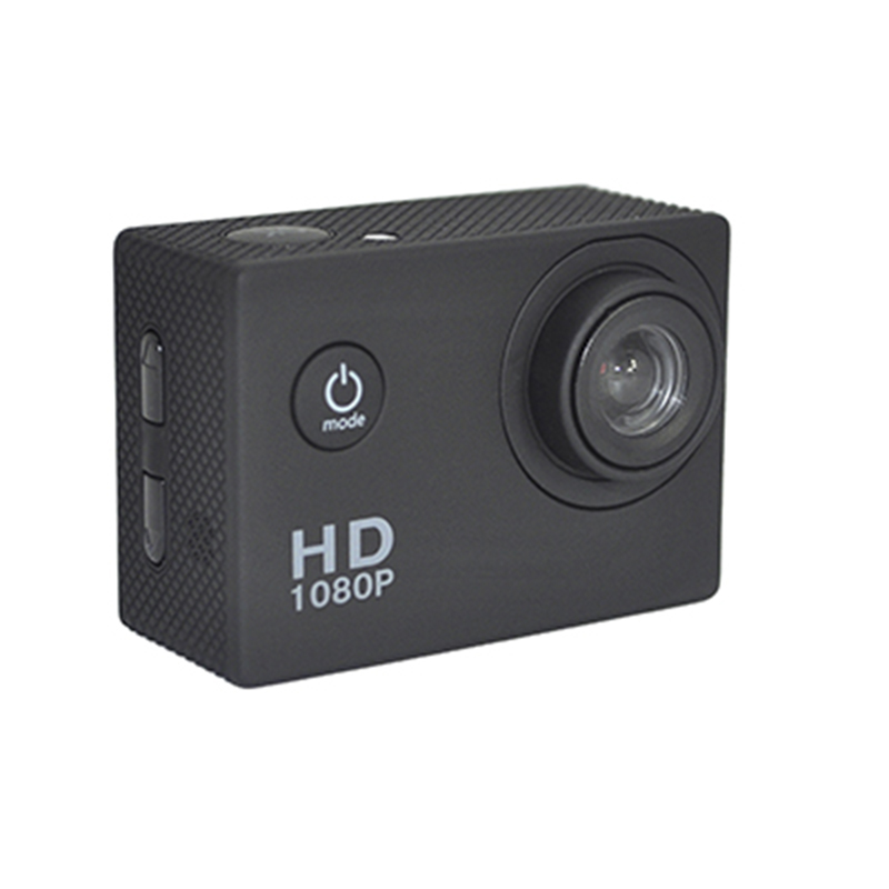 Přenosná akční kamera Real HD 720P s úhlopříčkou 140 palců D12A