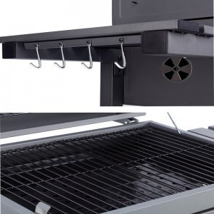 Vozík na uhlí BBQ Gril SC-T036