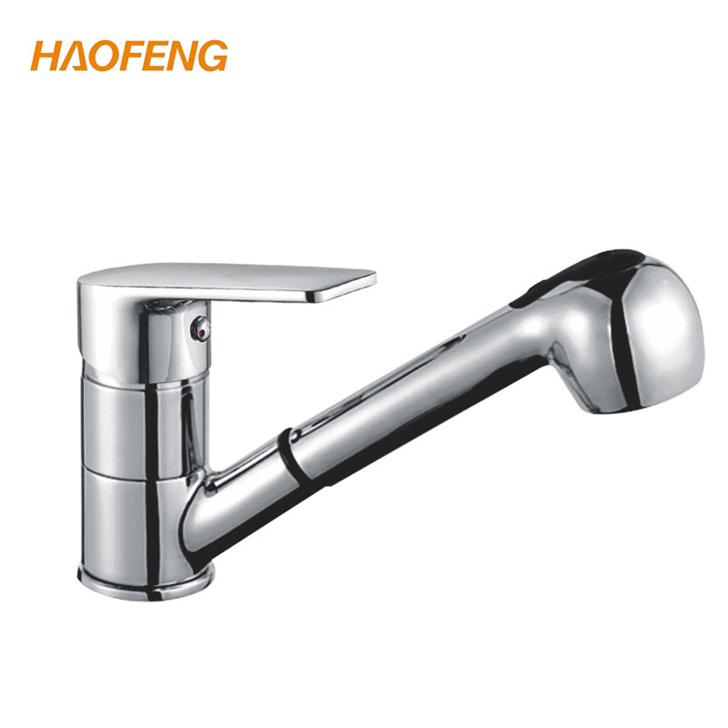 Kitcken pul-out flexibilní dřez faucet-5209-A