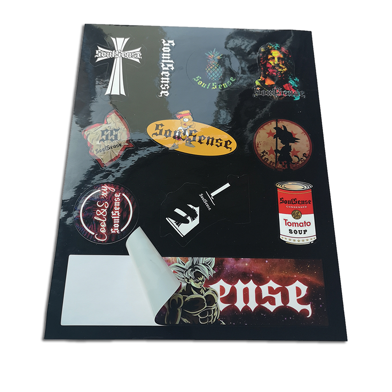 Vodotěsné vysekávané logo společnosti Vlastní UV Proof Vinyl Sticker