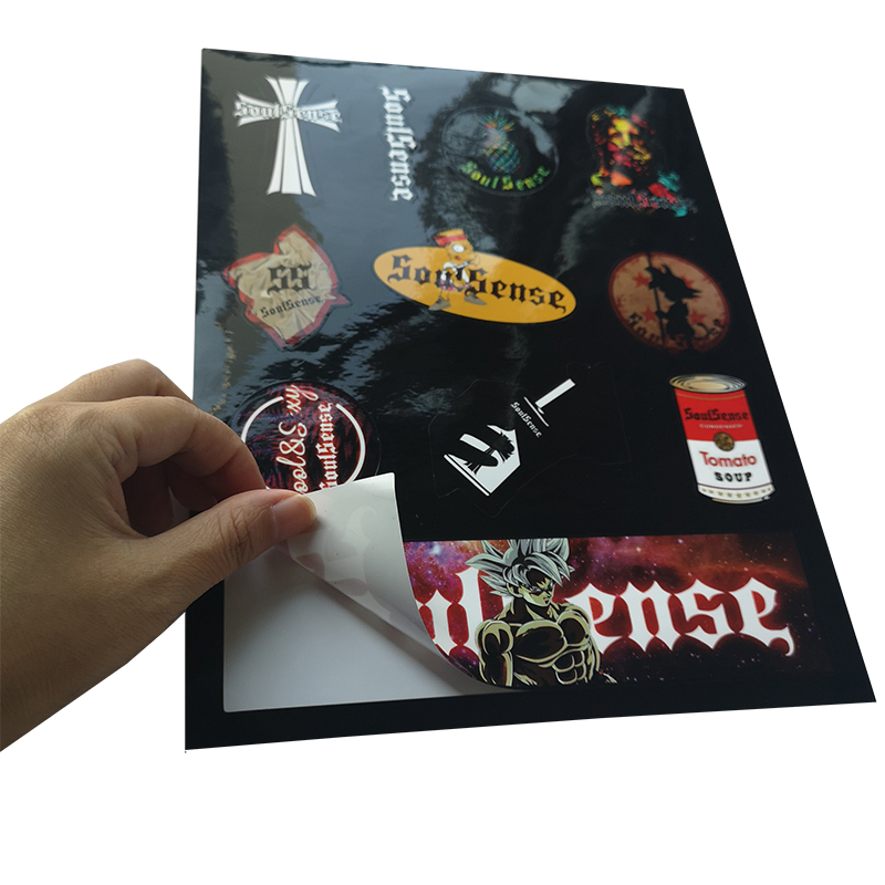 Vodotěsné vysekávané logo společnosti Vlastní UV Proof Vinyl Sticker