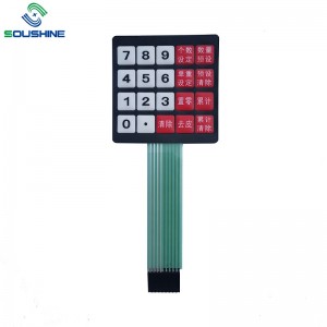 Vlastní membránový spínač \/ klávesnice vah