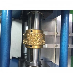 kožený pásový válec ražba stroj