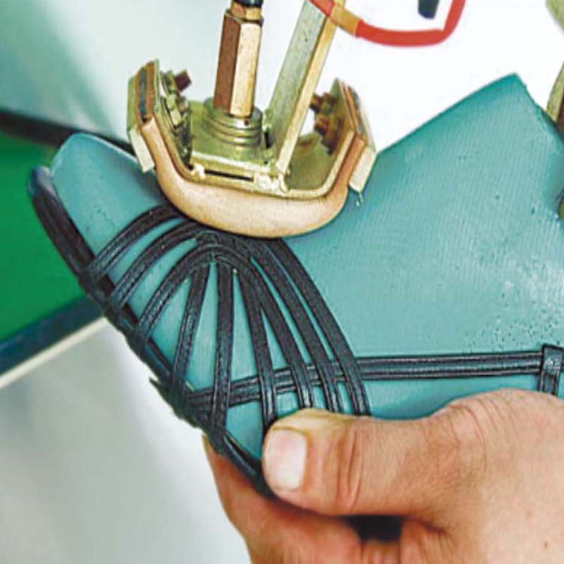 opěrka Balicí sandálová obuv na výrobu trvalých strojů