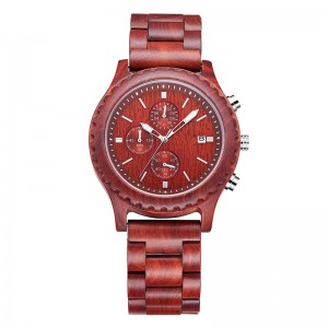 Dřevěné hodinky pro pánský suvenýr Unikátní hodinky Quartz