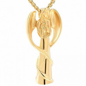 Kremační přívěsek anděl přívěsek náhrdelník urna přívěsek 925 stříbrný přívěsek