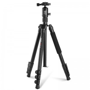 KINGJOY G555 61,5 in \/ 156 cm Flip Lock Camera Stativ Monopod Kit, Lehký přenosný stativ s 360 ° panoramatickou kulovou hlavou + 1\/4 \
