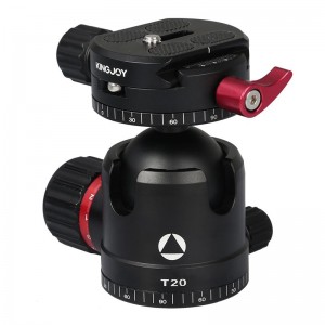 Kuličková hlava Kingjoy T20 s nízkým profilem s panoramatickou rychloupínací destičkou