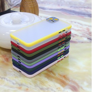 Pouzdro na telefon iPhone11 s kovovým chráničem fotoaparátu a nezávislými tlačítky