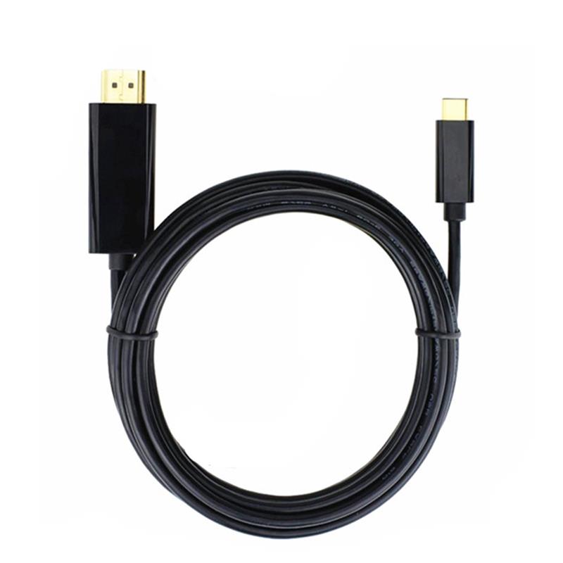 Kabel USB C na HDMI 6 stop (4K @ 60 Hz), kabel USB typu C na HDMI [kompatibilní s Thunderbolt 3] pro MacBook Pro 16 '' 2019/2018/2017, MacBook Air / iPad Pro 2019/2018, Surface Book 2, Samsung S10 , a více