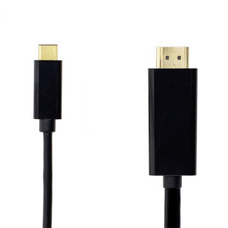 Kabel USB C na HDMI 6 stop (4K @ 60 Hz), kabel USB typu C na HDMI [kompatibilní s Thunderbolt 3] pro MacBook Pro 16 '' 2019/2018/2017, MacBook Air / iPad Pro 2019/2018, Surface Book 2, Samsung S10 , a více