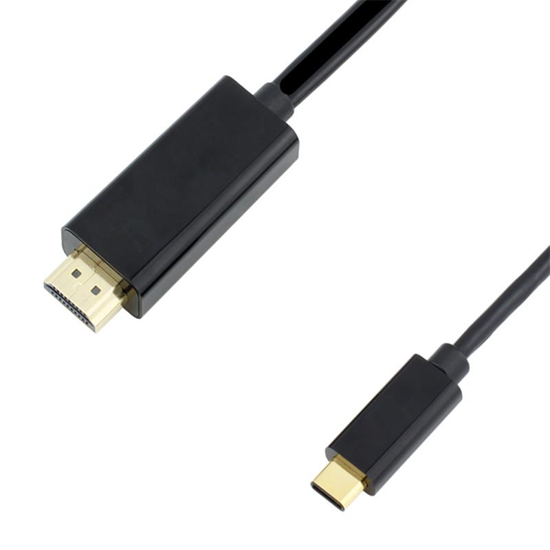 Kabel USB C na HDMI 6 stop (4K @ 60 Hz), kabel USB typu C na HDMI [kompatibilní s Thunderbolt 3] pro MacBook Pro 16 '' 2019/2018/2017, MacBook Air / iPad Pro 2019/2018, Surface Book 2, Samsung S10 , a více