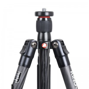 Kingjoy Zakázková značka Kingjoy Přenosný hliníkový foto stojan na stativ s kulovou hlavou pro digitální dslr
