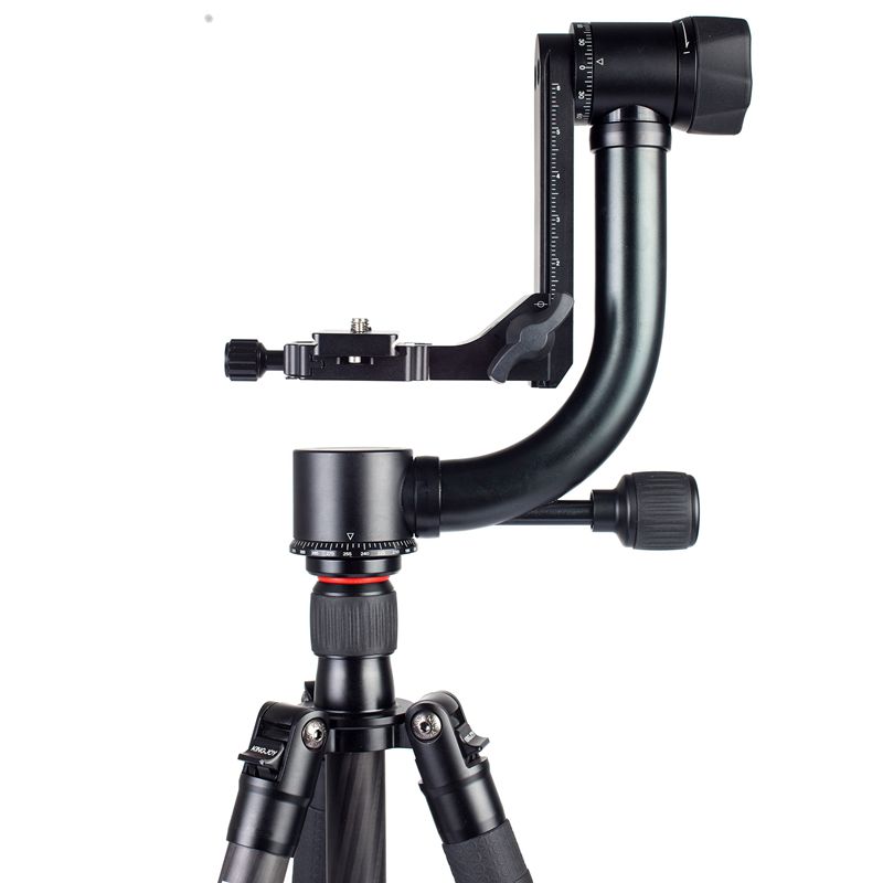 KINGJOY stativový hliníkový závěsný stativový fotoaparát KH-6900 pro fotoaparát s dlouhým objektivem