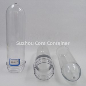 41mm 105g Velikost krku48mm Plasitc Pet Preform pro vodní nápojový olej