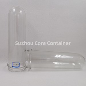 65mm 240g Velikost krku 72mm Plasitc Pet Preform pro vodní nápojový olej