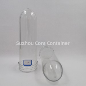 55 mm 161g Velikost krku 64 mm Plasitc Pet Preform pro vodní nápojový olej