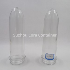 39mm 100g Velikost krku 46mm Plasitc Pet Preform pro vodní nápojový olej