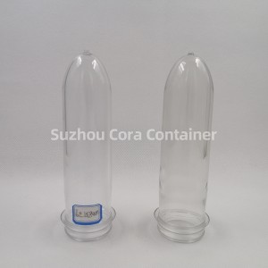 39 mm 83G velikost krku 46 mm Plasitc Pet Preform pro vodní nápojový olej