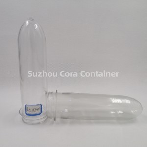 39 mm 83G velikost krku 46 mm Plasitc Pet Preform pro vodní nápojový olej