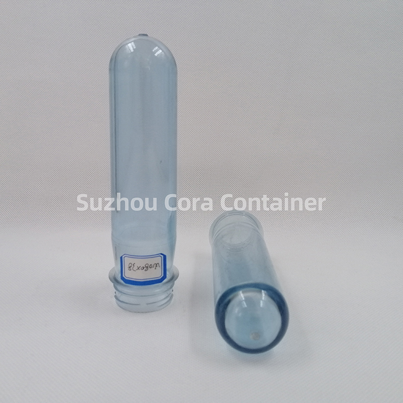 32mm 80g Velikost krku 38mm Plasitc Pet Preform pro vodní nápojový olej