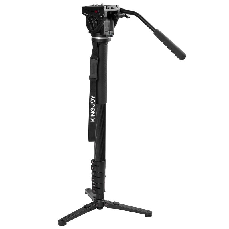 Hliníkový výsuvný monopod Kingjoy s mini stativovou základnou