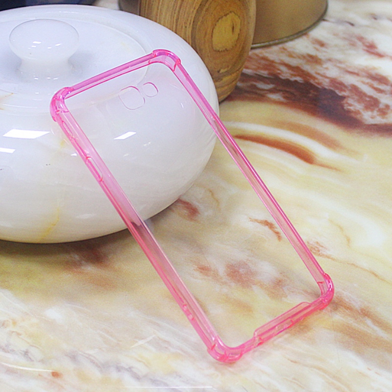 Anti-impact TPU+PC transparentní a barevný mobilní telefon case série s mnoha modely