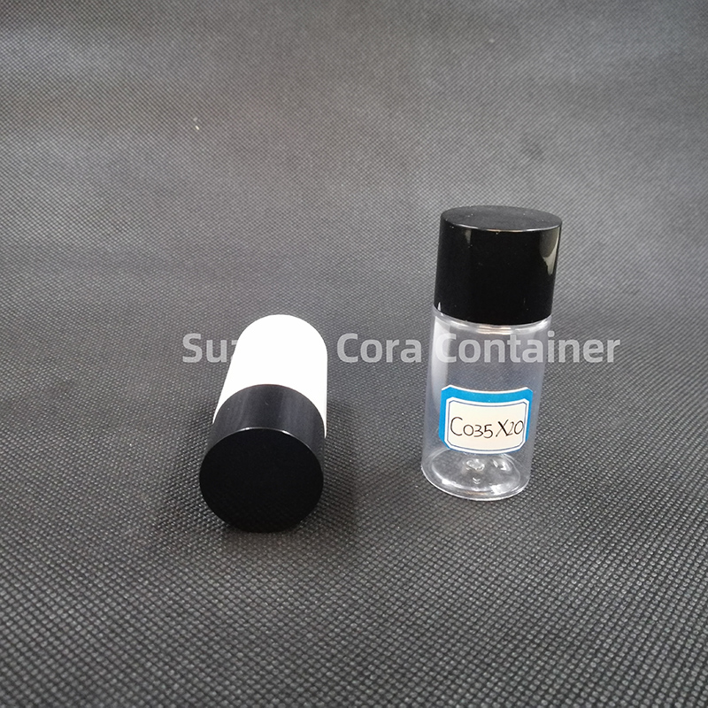 35ml Neck Size 20mm Pet Plastic Cosmetic Bottle with Screwing Cap