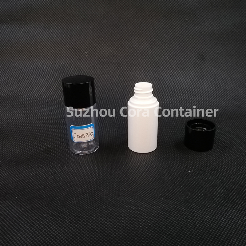 35ml Neck Size 20mm Pet Plastic Cosmetic Bottle with Screwing Cap