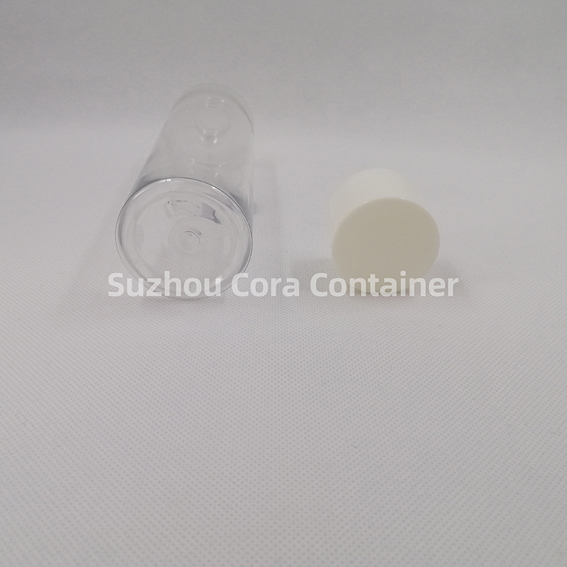 285ml Neck Size 24mm Pet Plastic Cosmetic Bottle with Screwing Cap