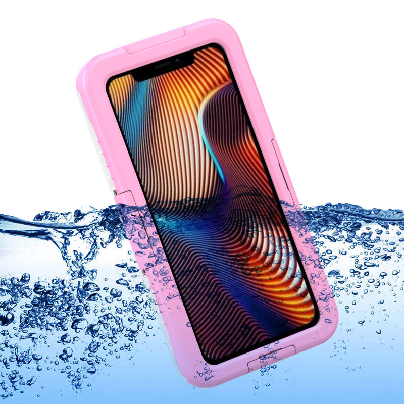 Levný iphone XR case lifefable wher&main;101; koupit podvodní iphone případ vodotěsné pouzdro pro telefon a peněženku (Pink)