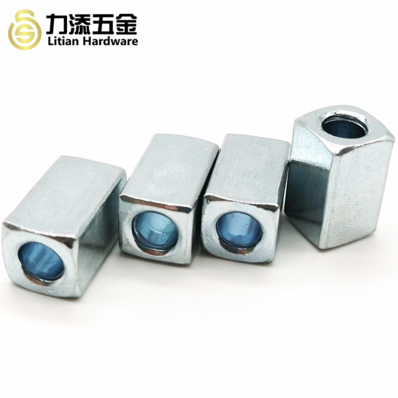 Non standard types of size lited long squre nut