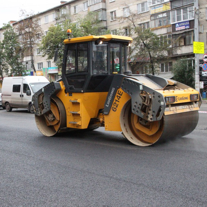 Tandemový hydrostatický vibrační válec Clg6214e 14 Ton Double Drum