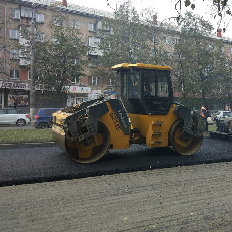 Tandemový hydrostatický vibrační válec Clg6214e 14 Ton Double Drum