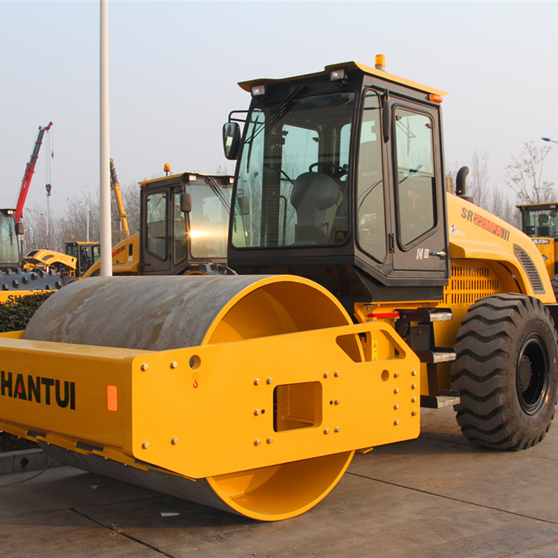 Shantui Oficiální výrobce 22t Mechanical Single-Drum Vibratory Roller SR22mA