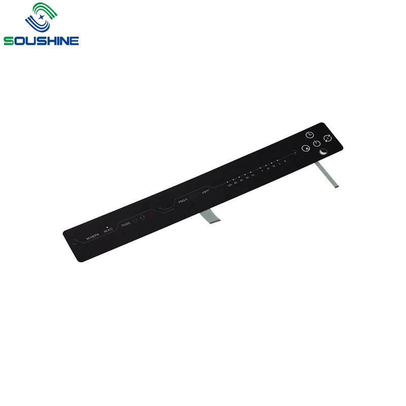 Vlastní LED Membrane Switch, Waterfree Membrane Switch, Custom Digital Printing Membrane Switch with Led
